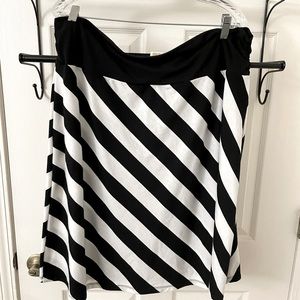 Faded Glory jersey knit A-line skirt